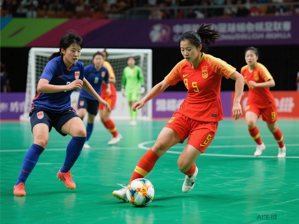 女子五人制足球亚洲杯中国队取“开门红”（好的，这是一个新角度的）